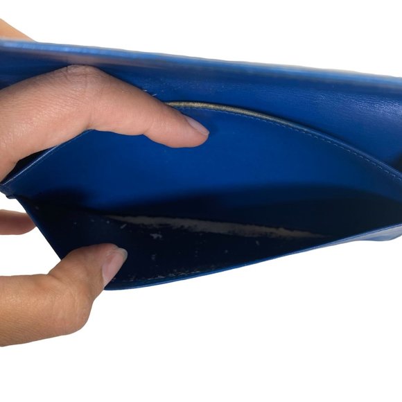 Authentic Louis Vuitton Wallet Long Epi Porte Yen Cartes Credit Bifold LV Vintag - Picture 10 of 12